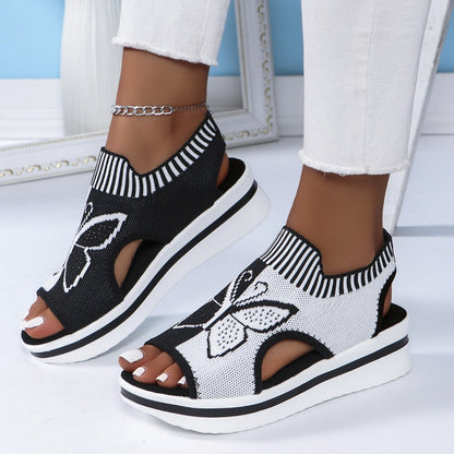 Caelia | Supportive Stretch Knit Sandals