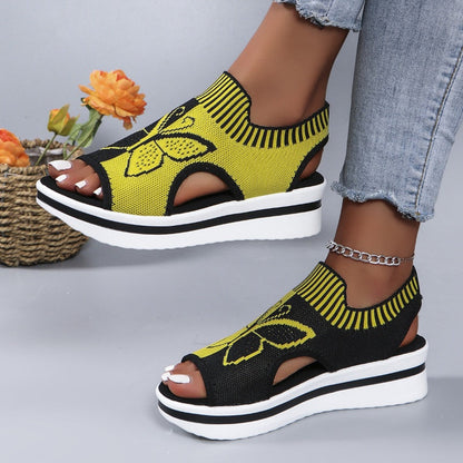 Caelia | Supportive Stretch Knit Sandals