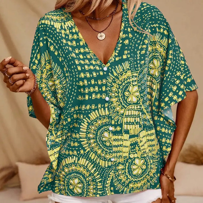 Merryn | Artistic Batwing Sleeve Blouse