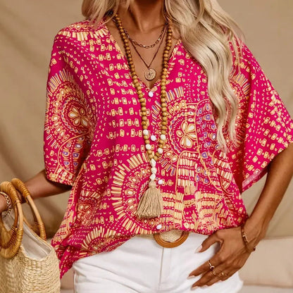 Merryn | Artistic Batwing Sleeve Blouse