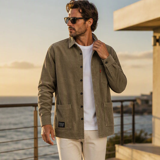 Yardley | Classic Multi Pocket Corduroy Shirt