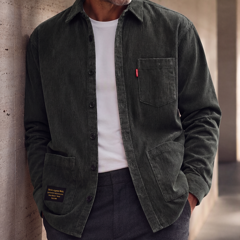 Yardley | Classic Multi Pocket Corduroy Shirt