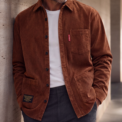 Yardley | Classic Multi Pocket Corduroy Shirt