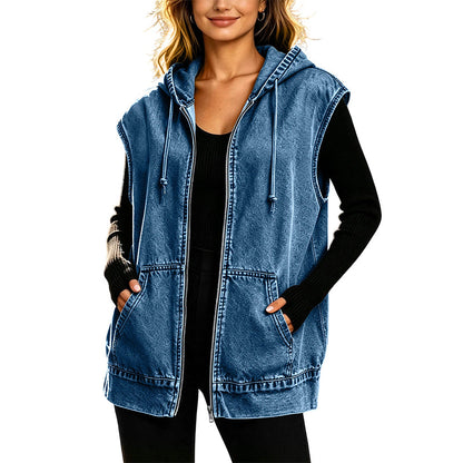 Marnie | Everyday Hooded Pocket Vest