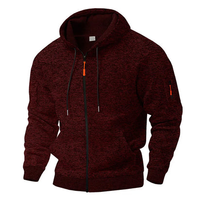 Brecken | Casual Full Zip Hooded Jacket