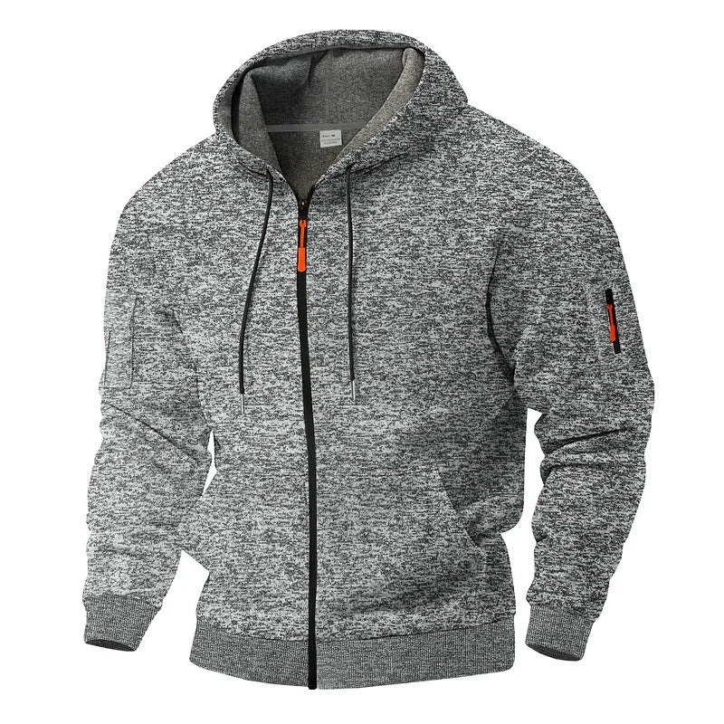 Brecken | Casual Full Zip Hooded Jacket