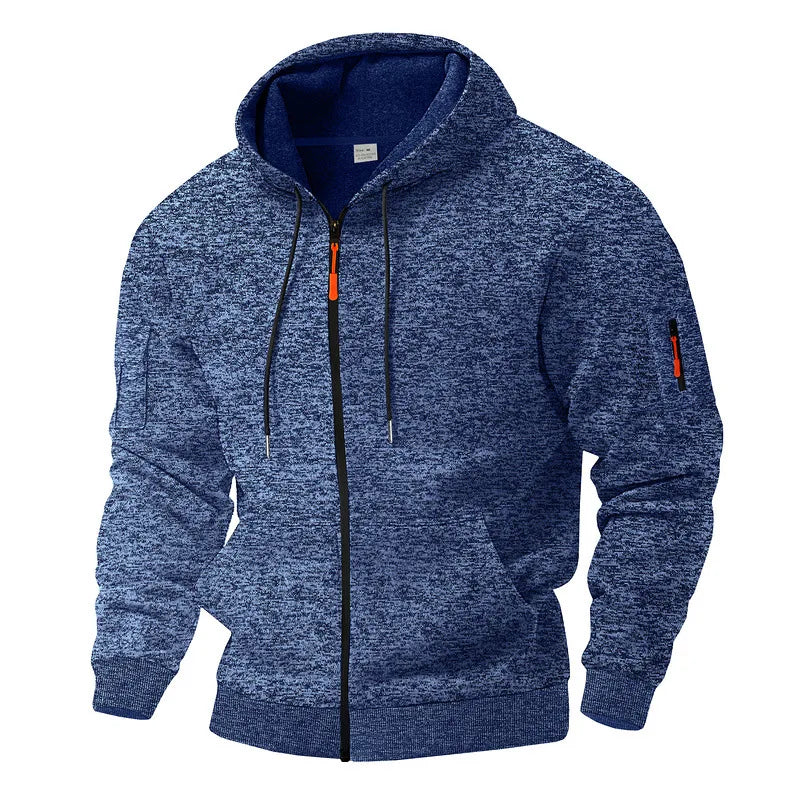 Brecken | Casual Full Zip Hooded Jacket