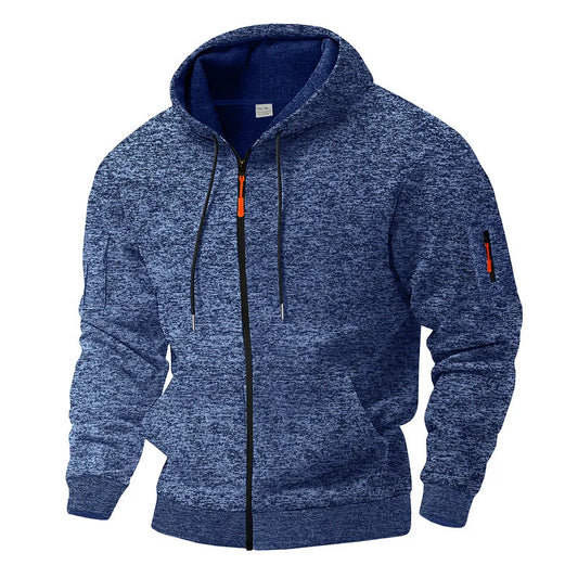 Brecken | Casual Full Zip Hooded Jacket