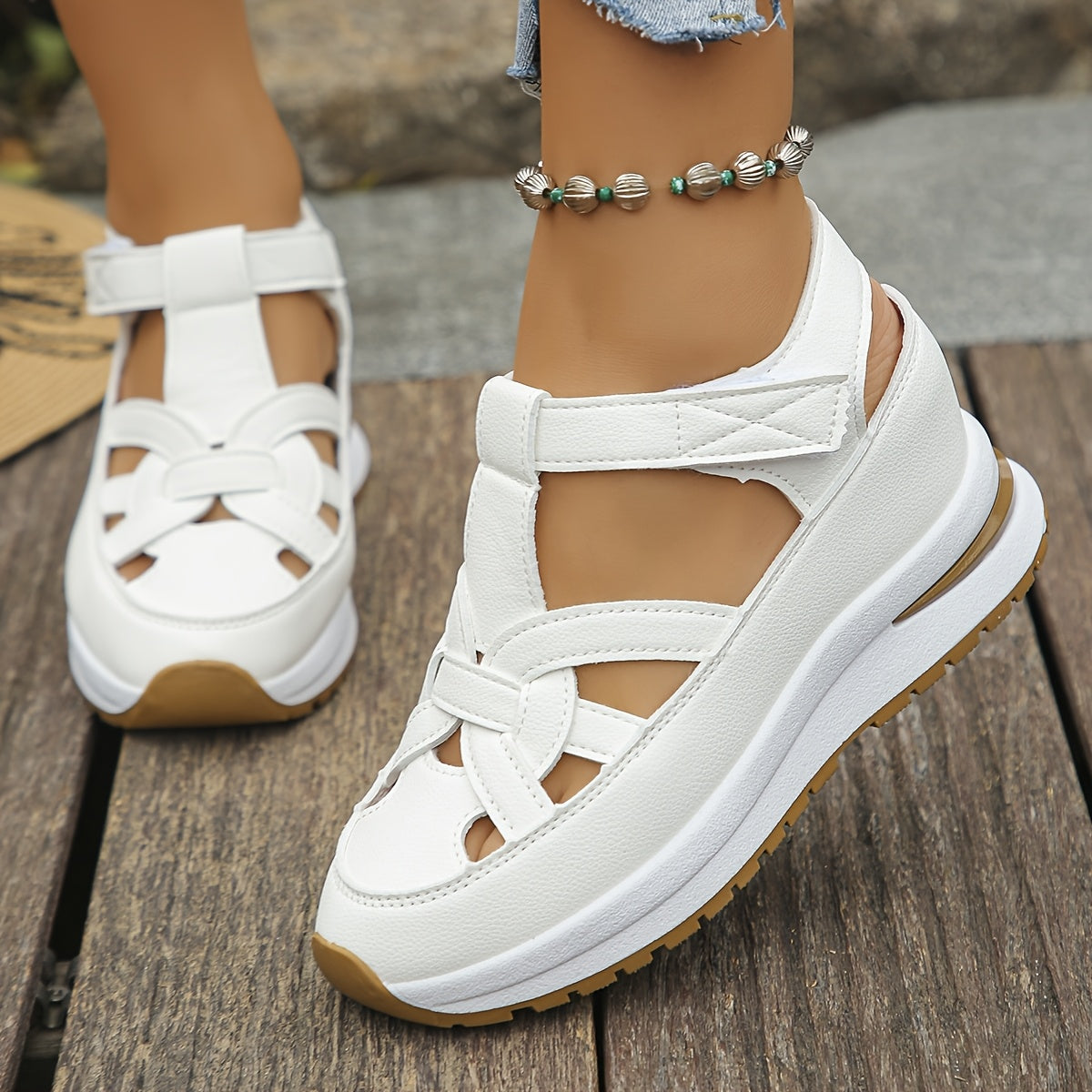 Nora | Strappy Platform Walking Sandals