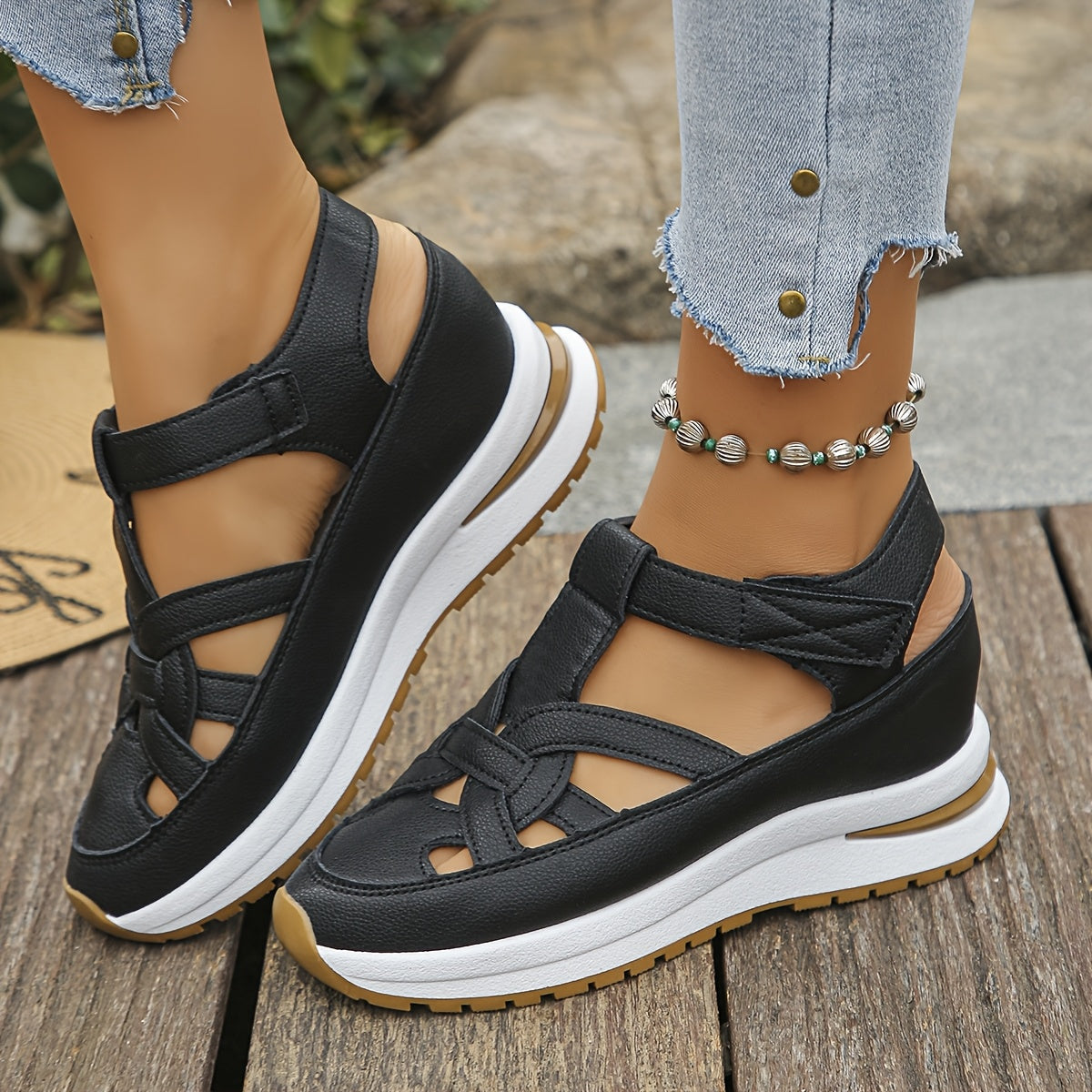 Nora | Strappy Platform Walking Sandals