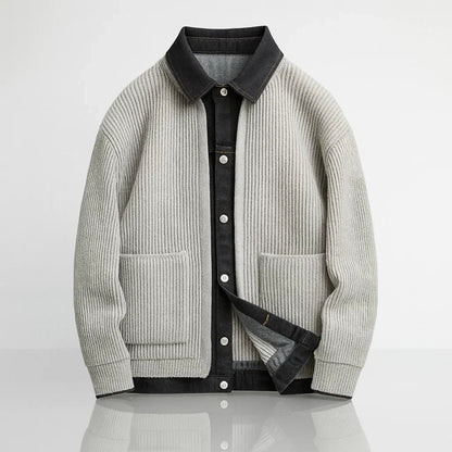 Fraser | Classic Collared Knit Jacket