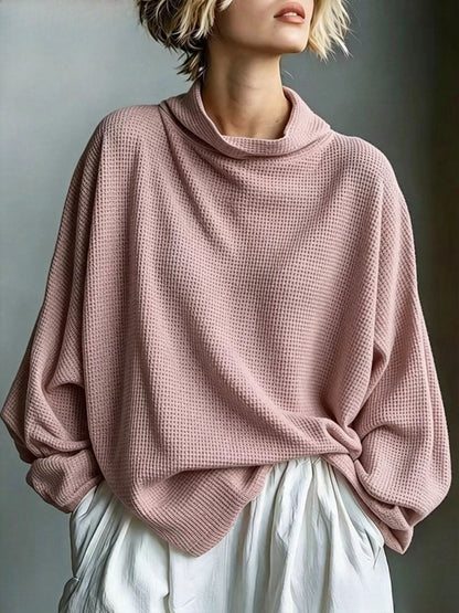 Noreen | Oversized Draped Sweater Top