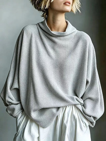 Noreen | Oversized Draped Sweater Top