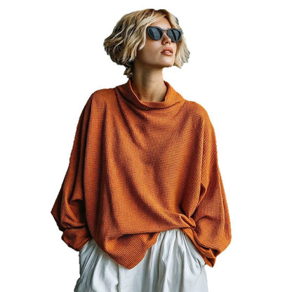 Noreen | Oversized Draped Sweater Top