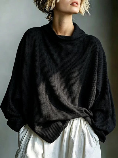 Noreen | Oversized Draped Sweater Top