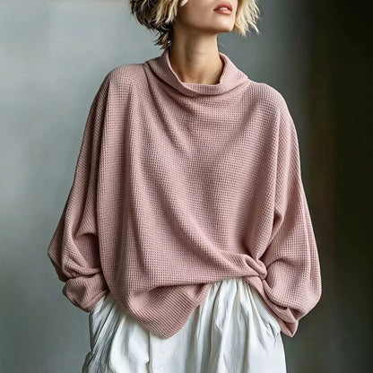 Noreen | Oversized Draped Sweater Top