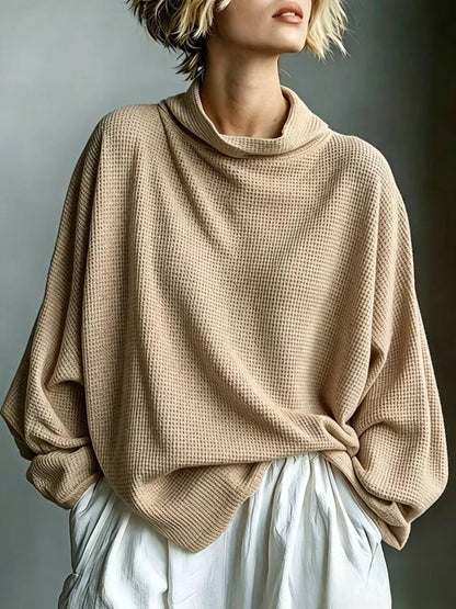 Noreen | Oversized Draped Sweater Top