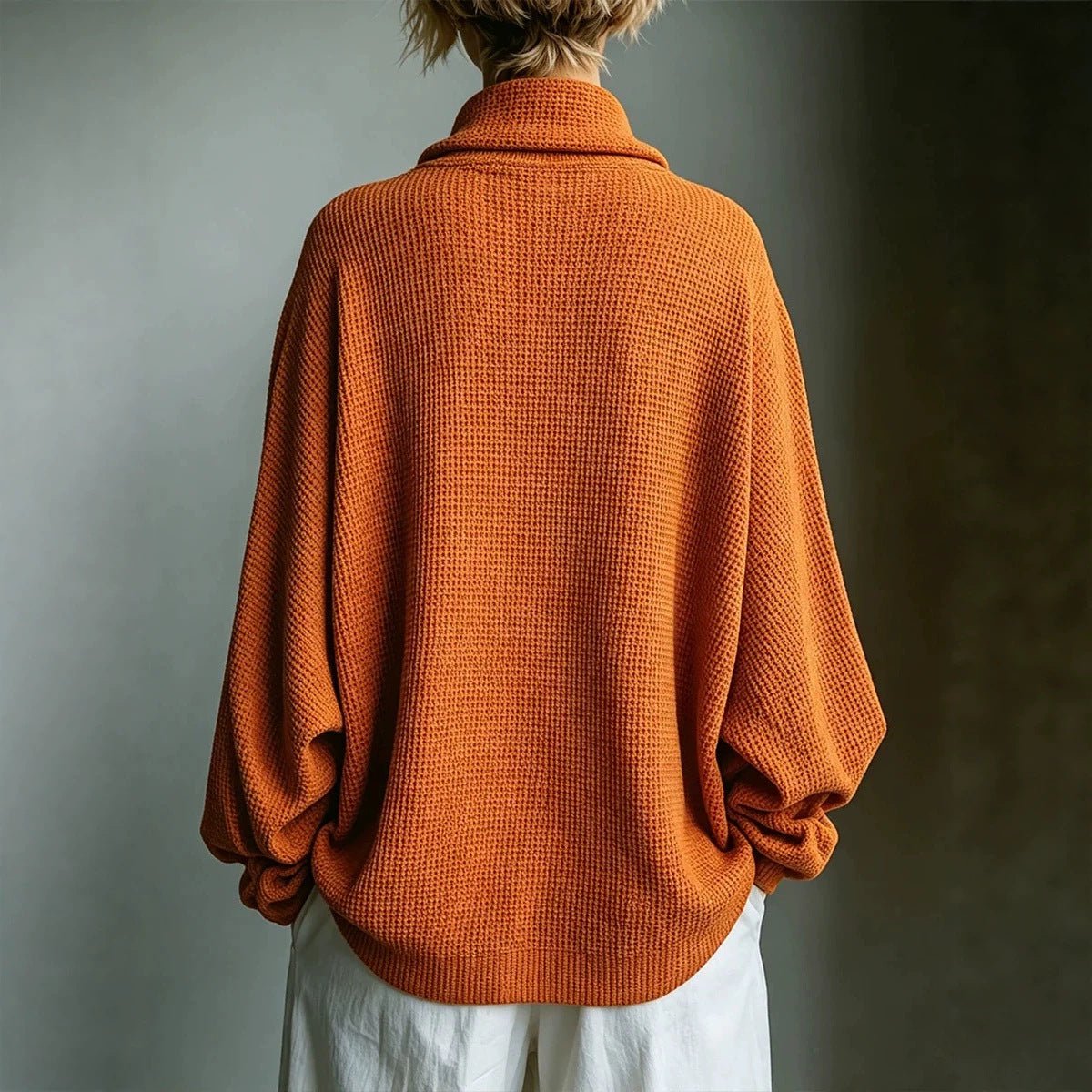 Noreen | Oversized Draped Sweater Top