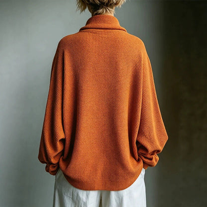 Noreen | Oversized Draped Sweater Top