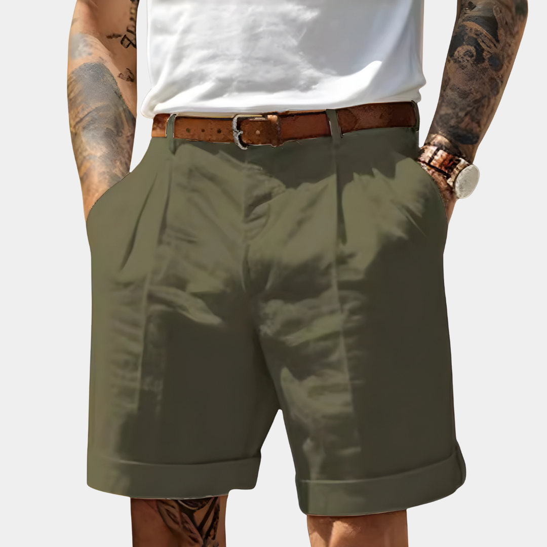 Sheridan | Tailored Linen Blend Shorts