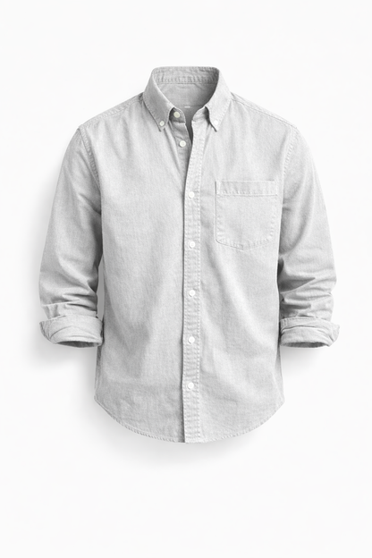 Elias | Relaxed Long Sleeve Smart Shirt
