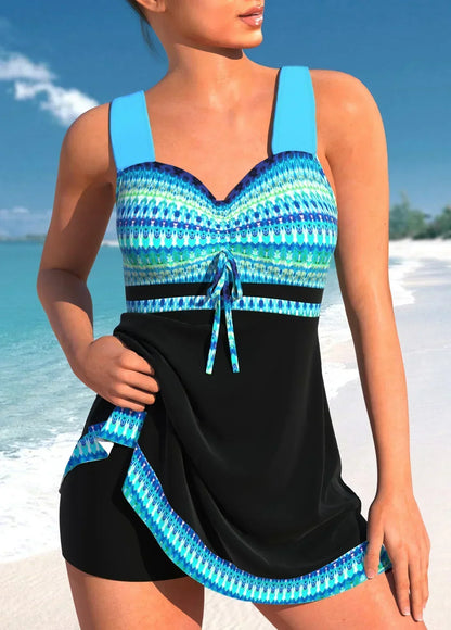 Azaria | Printed Tankini Swim Set