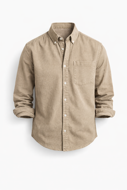 Elias | Relaxed Long Sleeve Smart Shirt